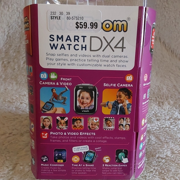 🌺 NWT Vtech KidiZoom Smart Watch DX4 - Picture 7 of 8